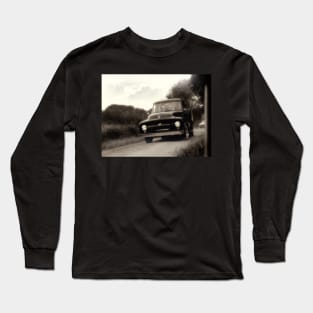 1954 FORD F-100, black white Long Sleeve T-Shirt